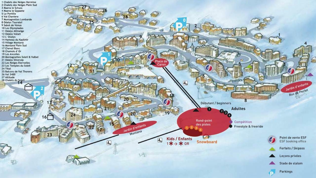 Chez Carole Et Arnaud Apartment Val Thorens Ngoại thất bức ảnh